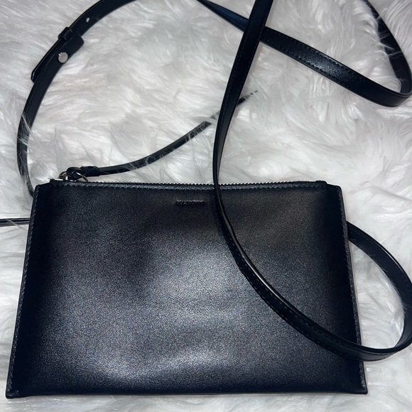 AllSaints Leather Crossbody Bag NWOT - Picture 4 of 8